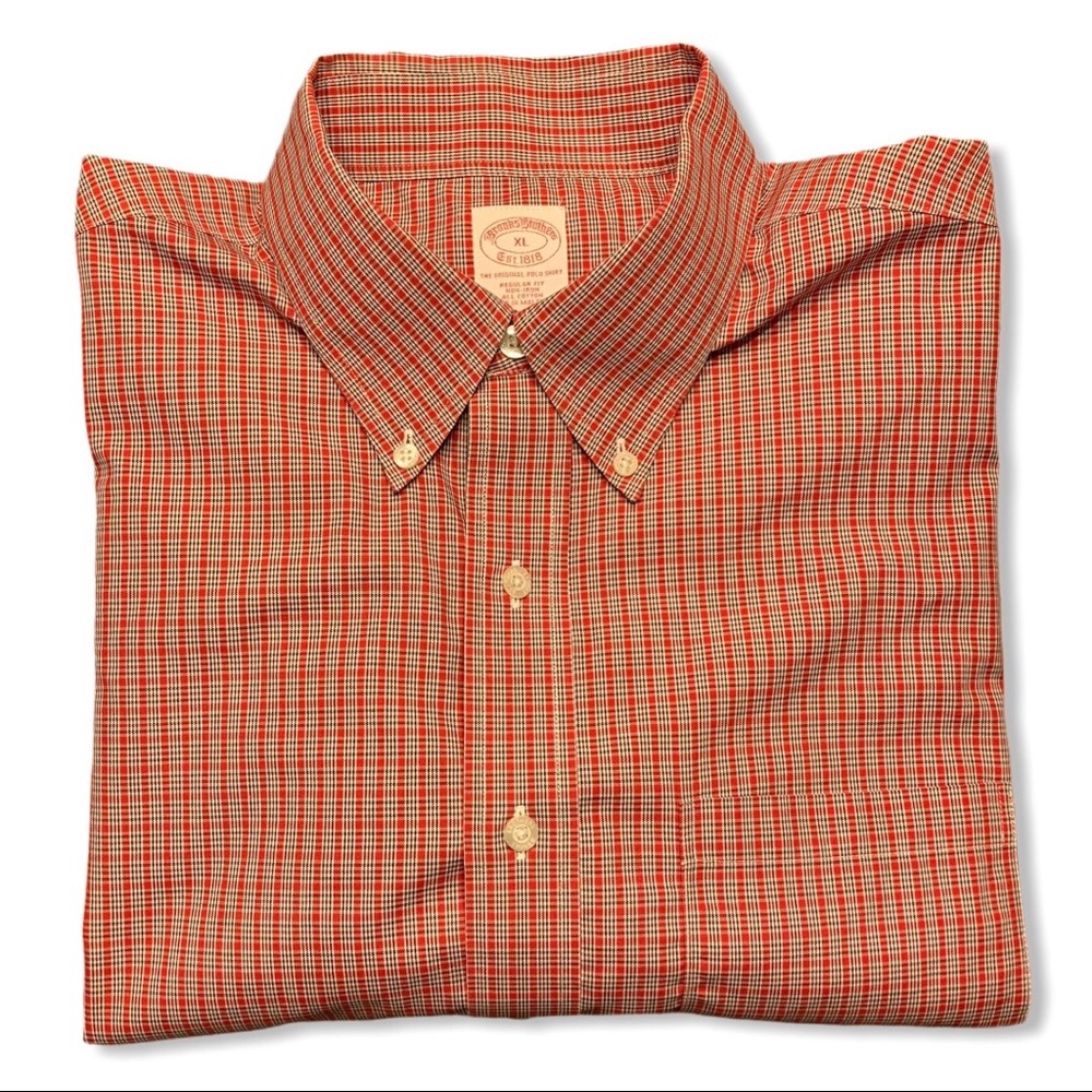 Brooks Brothers Plaid Button Down Shirt